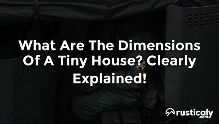 what are the dimensions of a tiny house