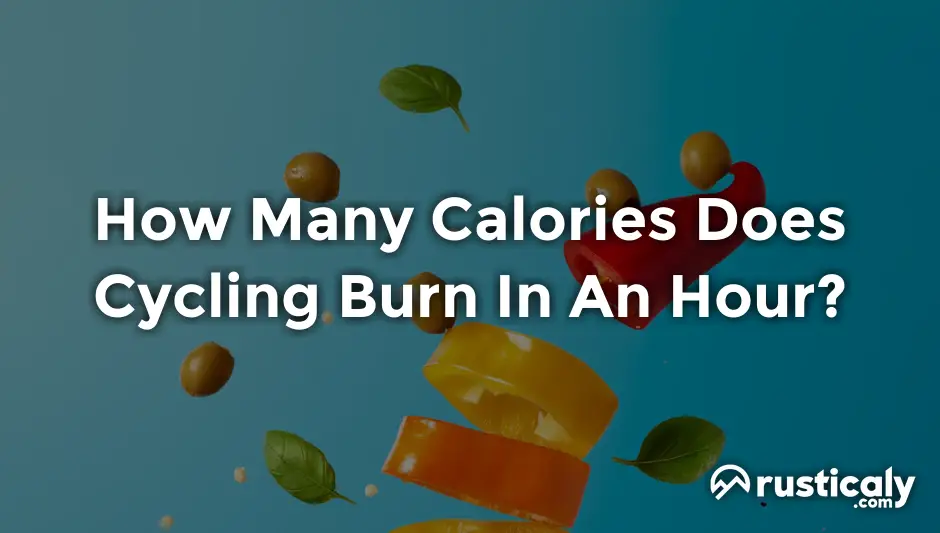 how many calories does cycling burn in an hour