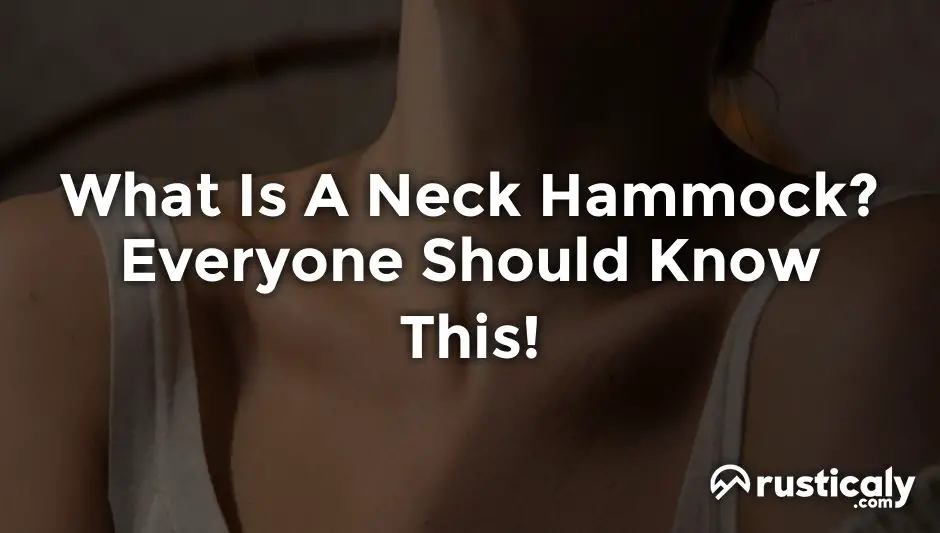 what is a neck hammock
