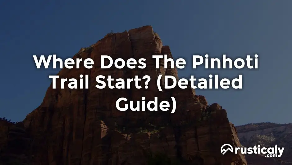 where does the pinhoti trail start