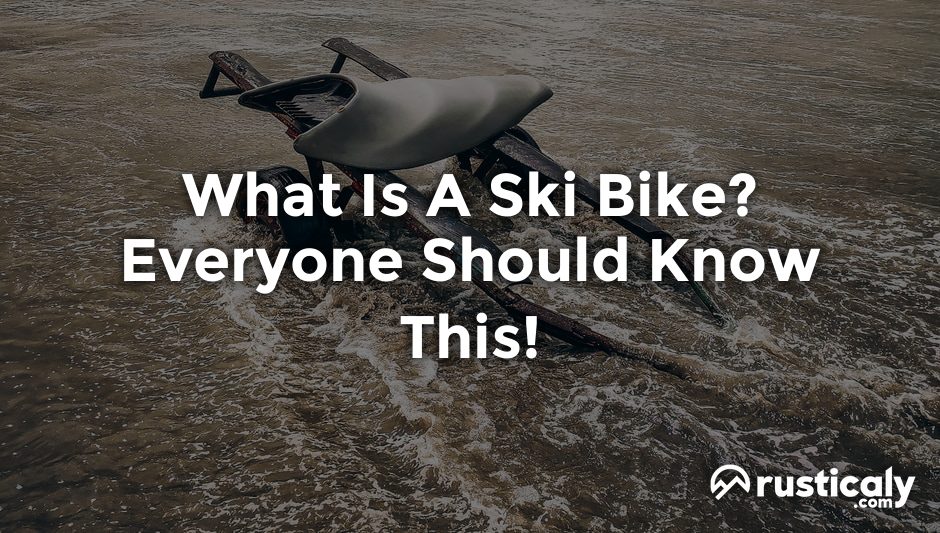 what is a ski bike