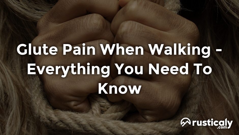 glute pain when walking