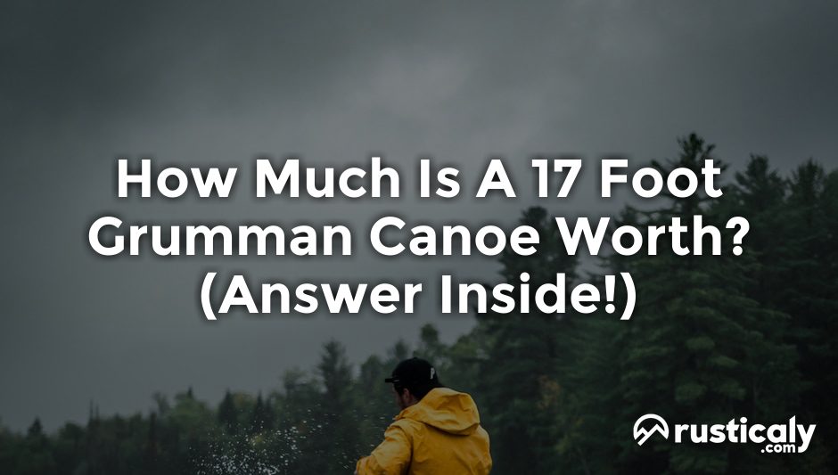 how much is a 17 foot grumman canoe worth
