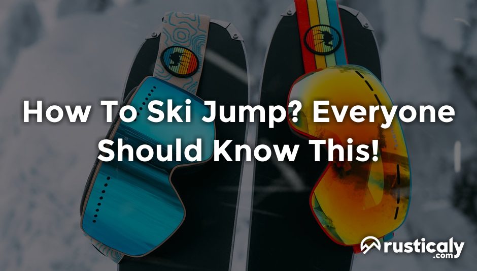 how to ski jump