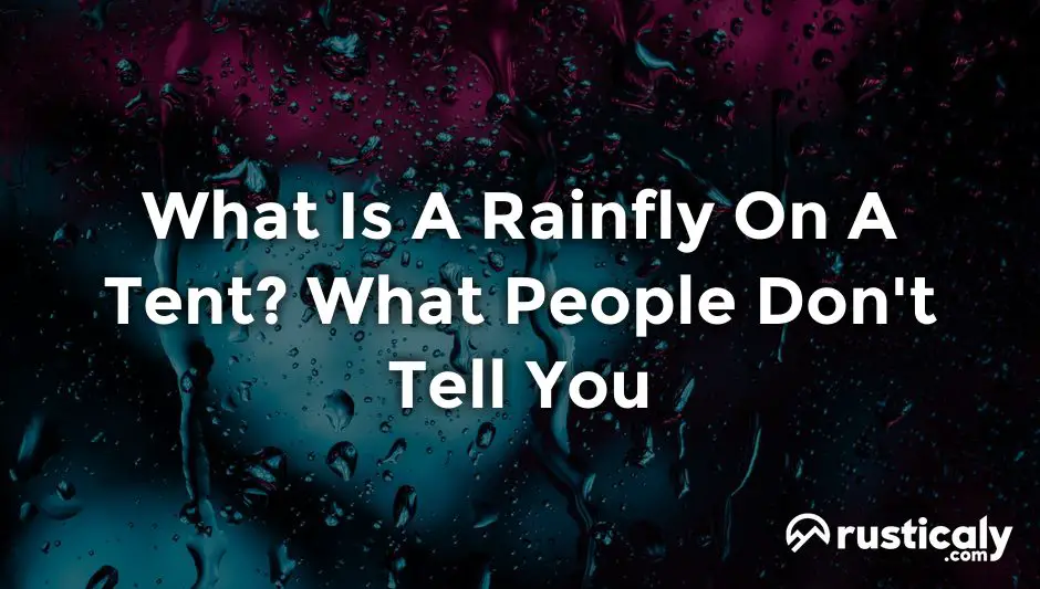 what is a rainfly on a tent