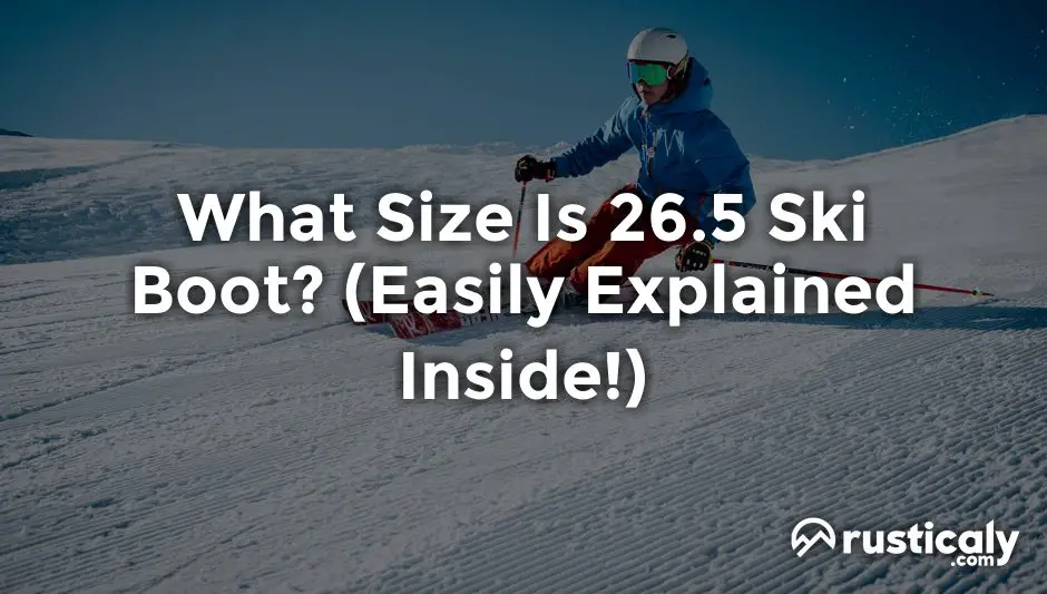 what size is 26.5 ski boot
