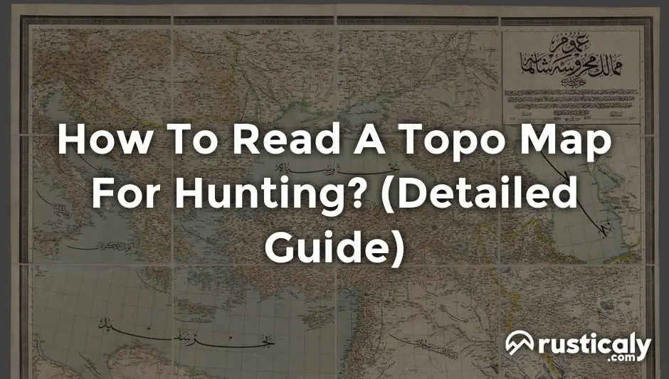how to read a topo map for hunting