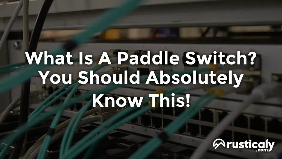 what is a paddle switch