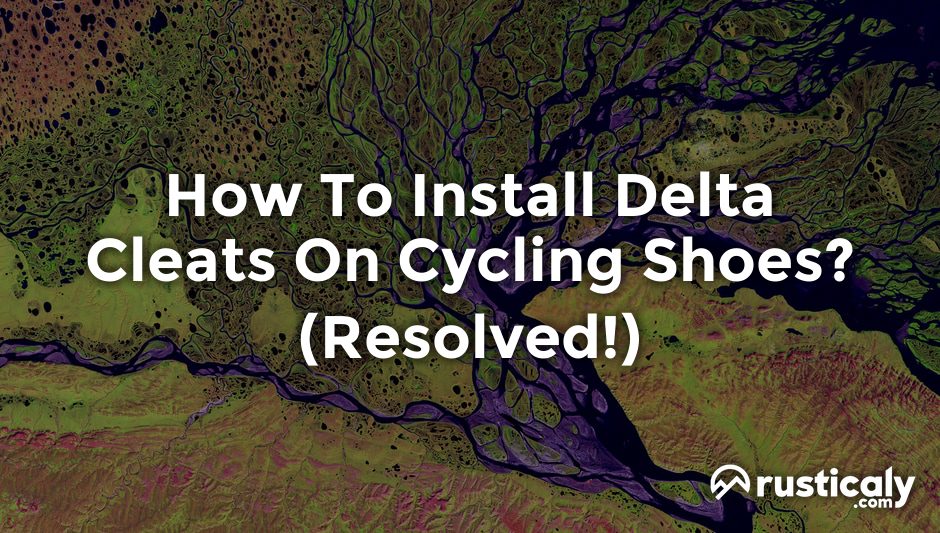 how to install delta cleats on cycling shoes