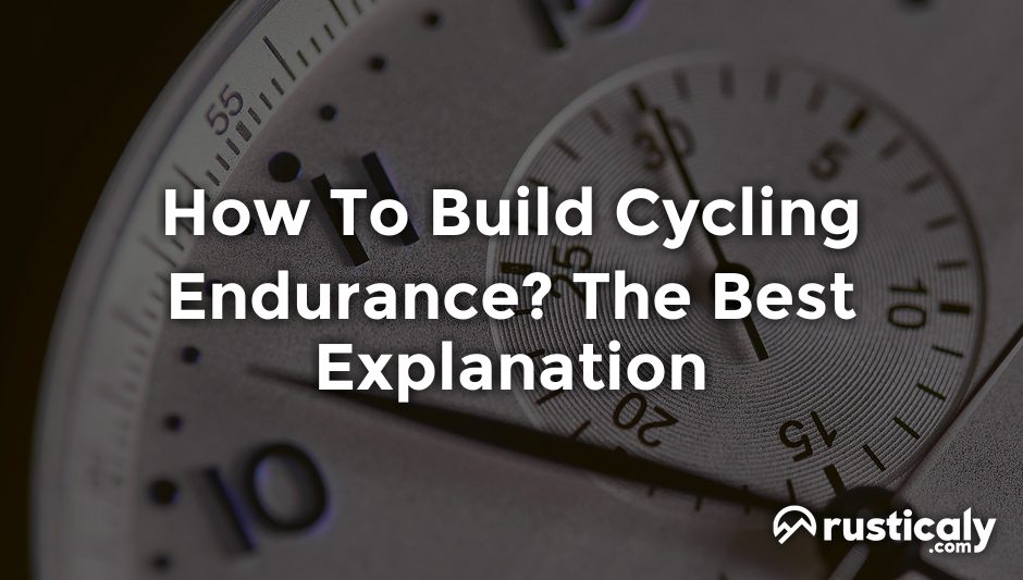 how to build cycling endurance