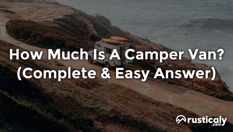 how much is a camper van