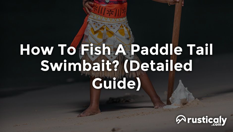 how to fish a paddle tail swimbait