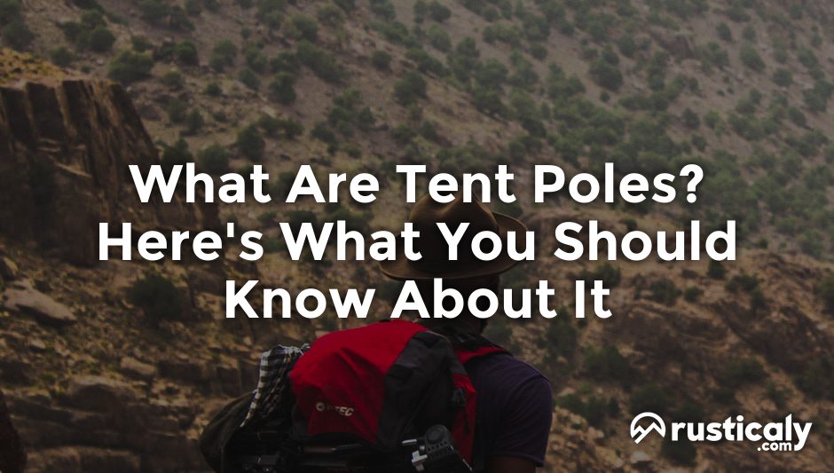what are tent poles