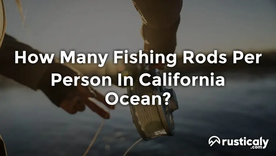 How Many Fishing Rods Per Person In California Ocean?