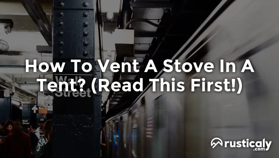 how to vent a stove in a tent