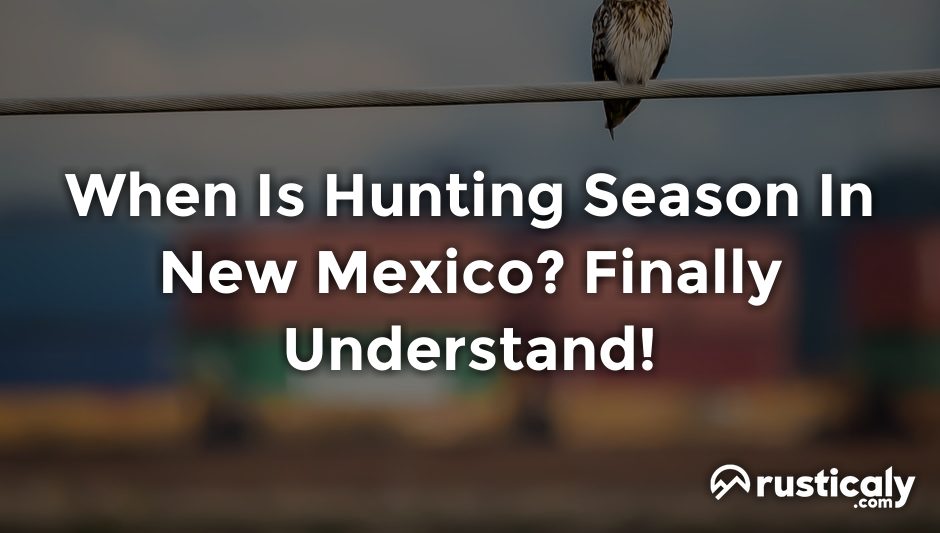 when is hunting season in new mexico