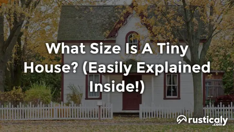 what size is a tiny house