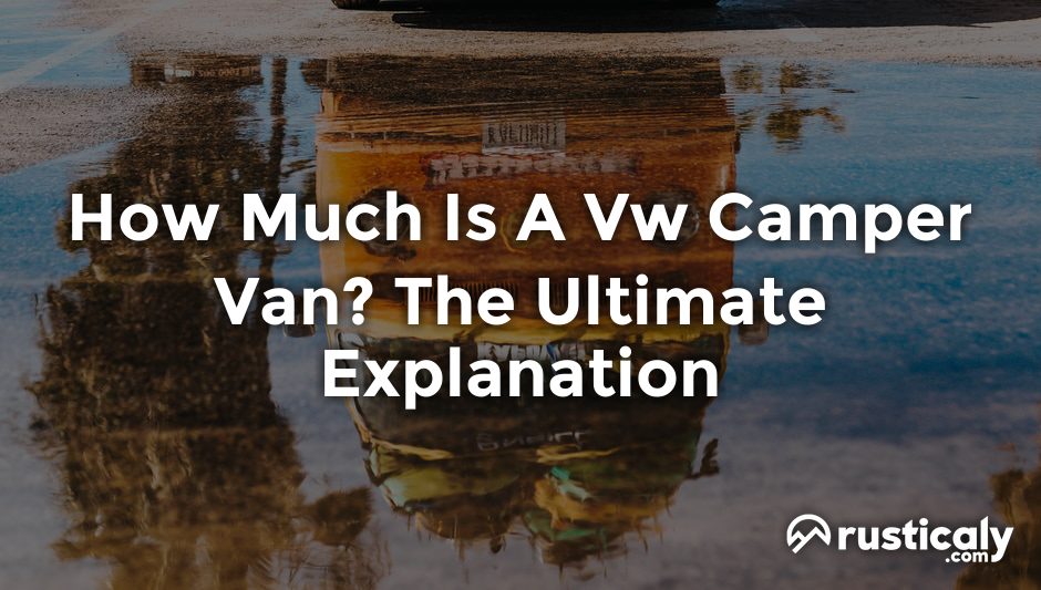 how much is a vw camper van