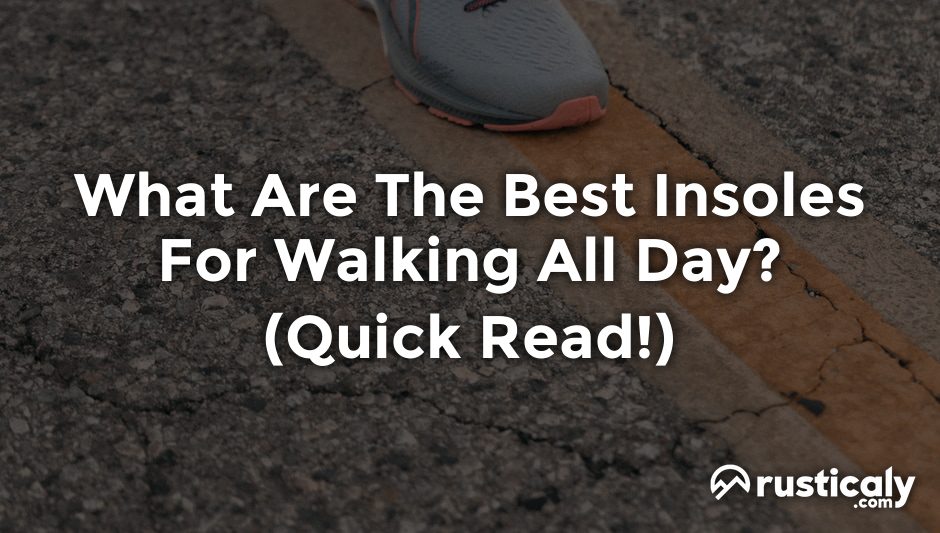 what are the best insoles for walking all day?
