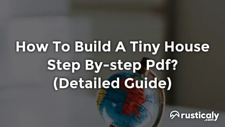 how to build a tiny house step by-step pdf