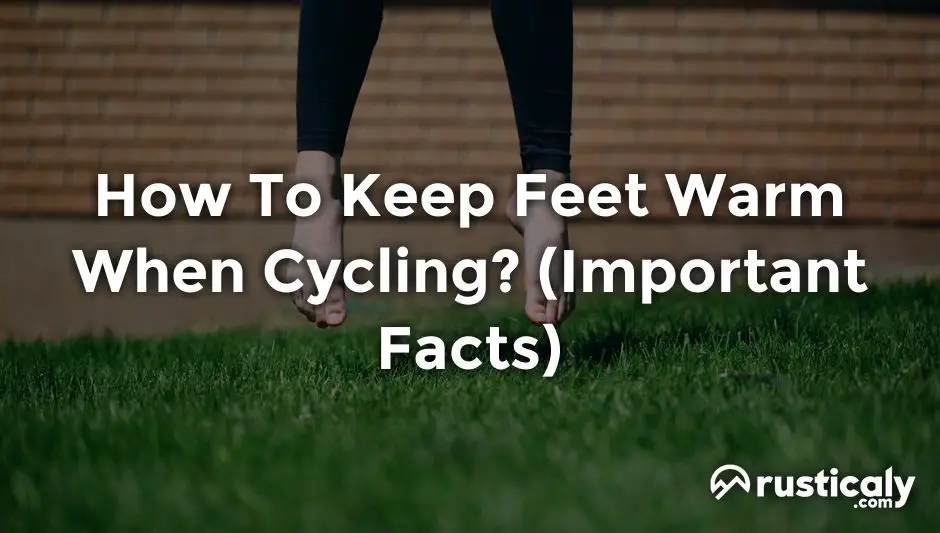 how to keep feet warm when cycling