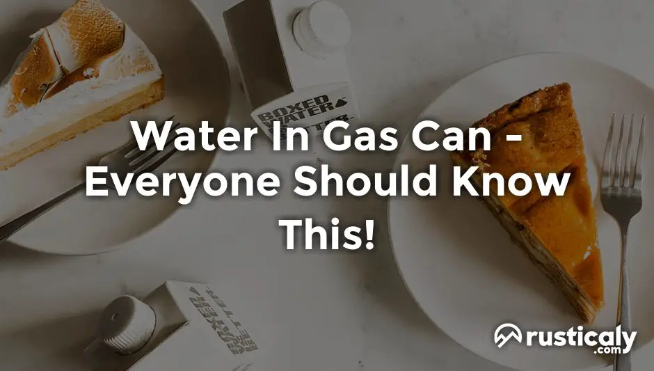 water in gas can