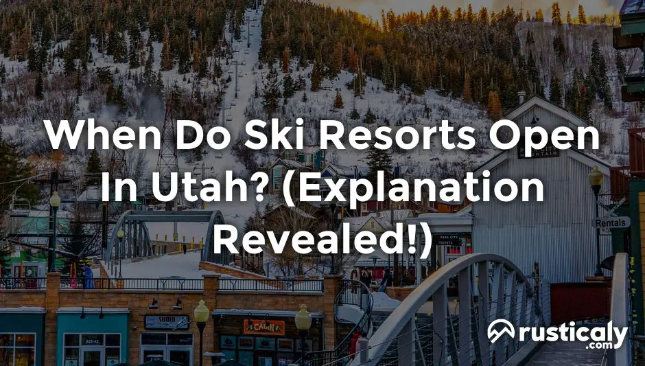 when do ski resorts open in utah