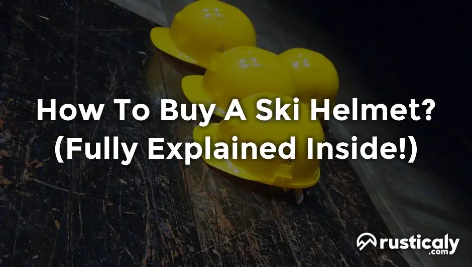 how to buy a ski helmet