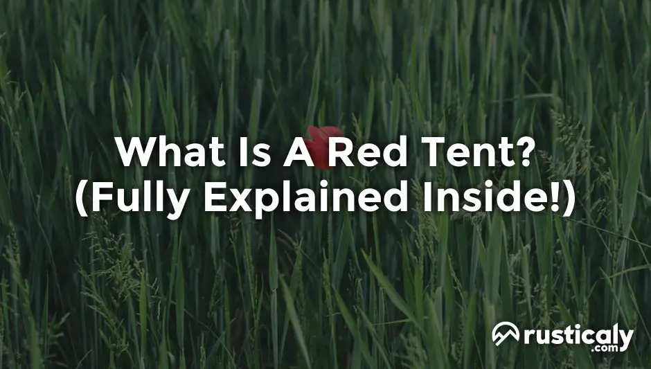 what is a red tent