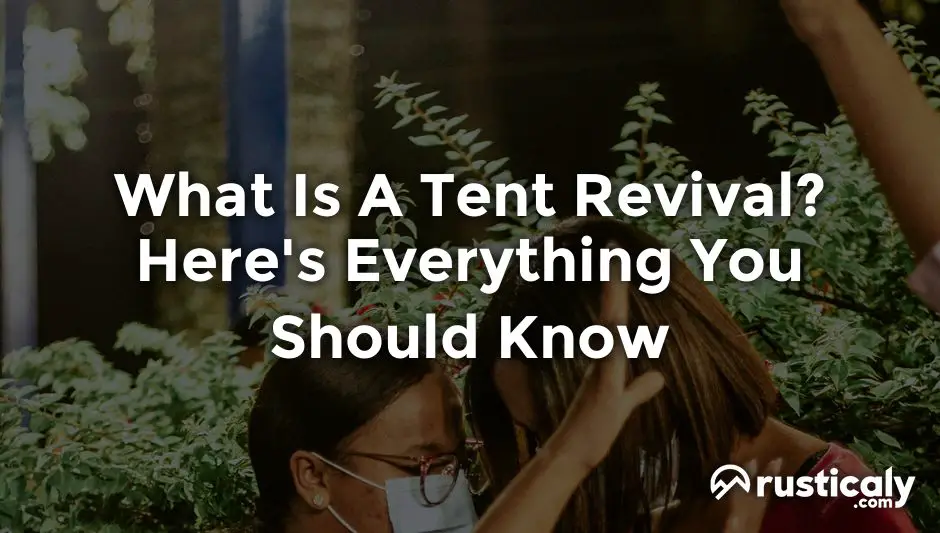 what is a tent revival