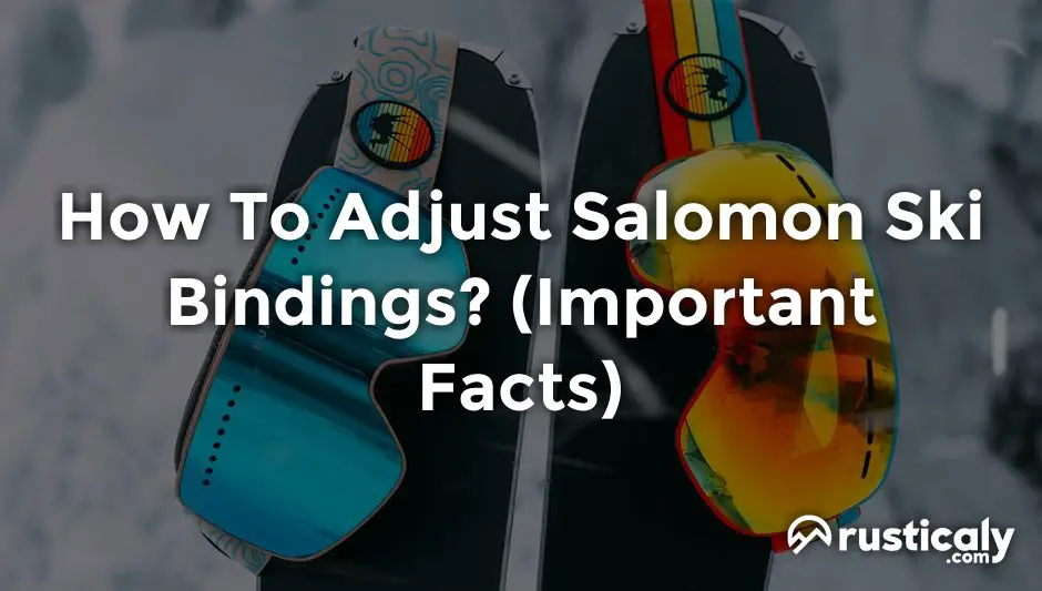 how to adjust salomon ski bindings