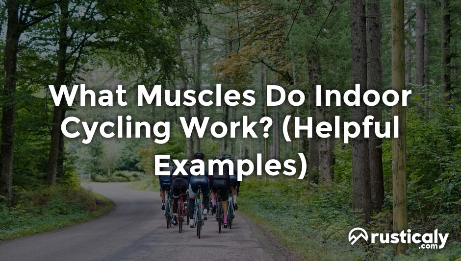 what muscles do indoor cycling work