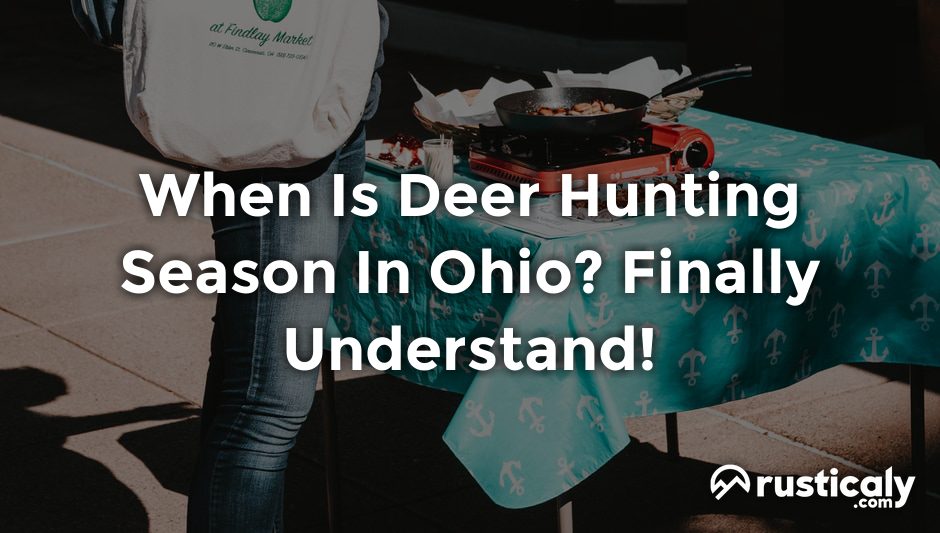 when is deer hunting season in ohio