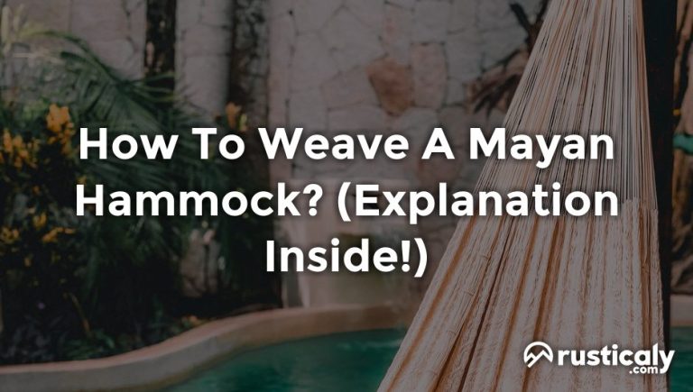 how to weave a mayan hammock