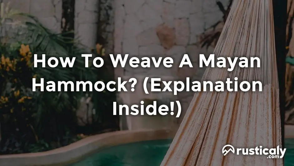 how to weave a mayan hammock