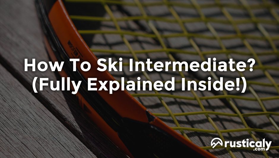 how to ski intermediate