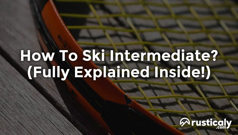 how to ski intermediate