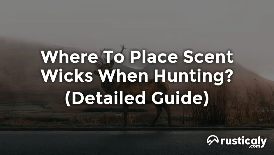 where to place scent wicks when hunting