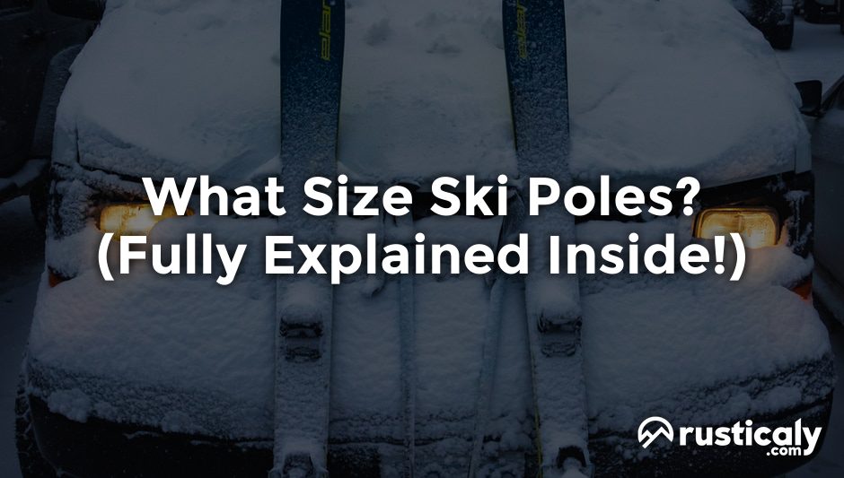 what size ski poles