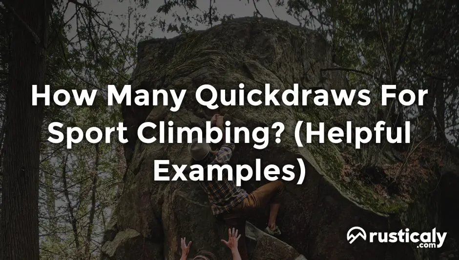 How Many Quickdraws For Sport Climbing? (Helpful Examples)