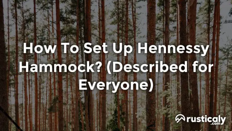 how to set up hennessy hammock