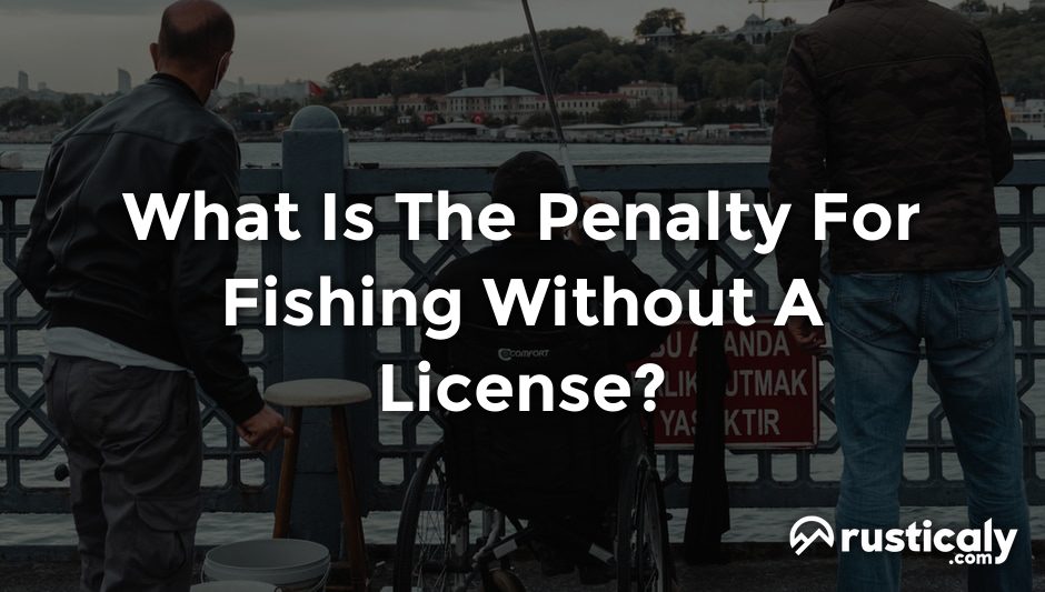 what is the penalty for fishing without a license