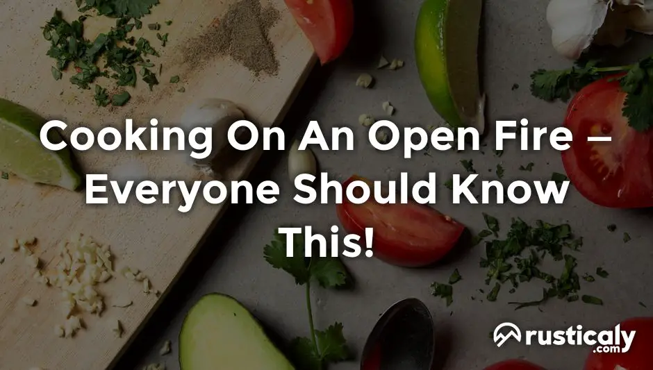 cooking on an open fire