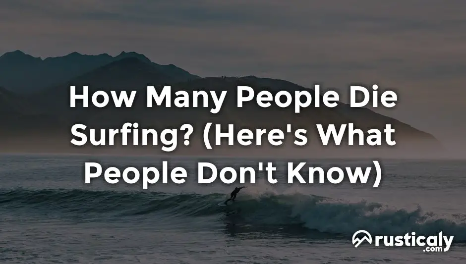 how many people die surfing