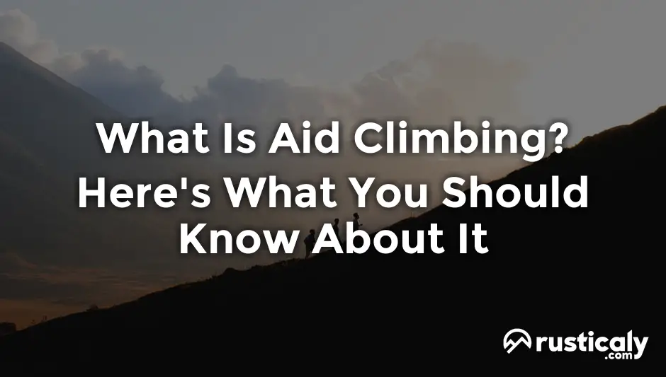 what is aid climbing