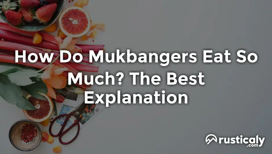 how do mukbangers eat so much