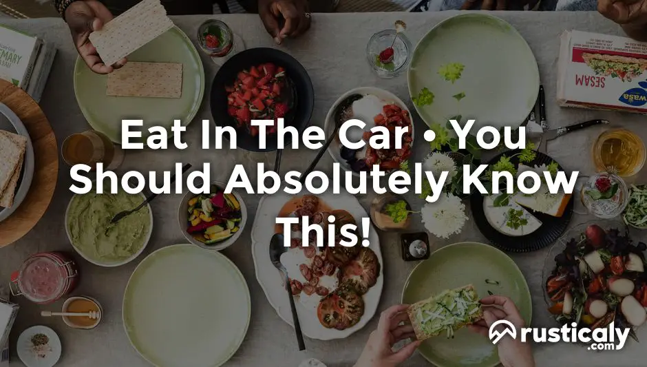 eat in the car