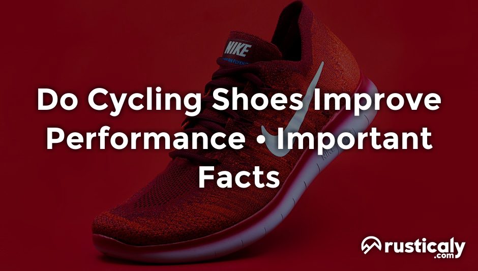 do cycling shoes improve performance
