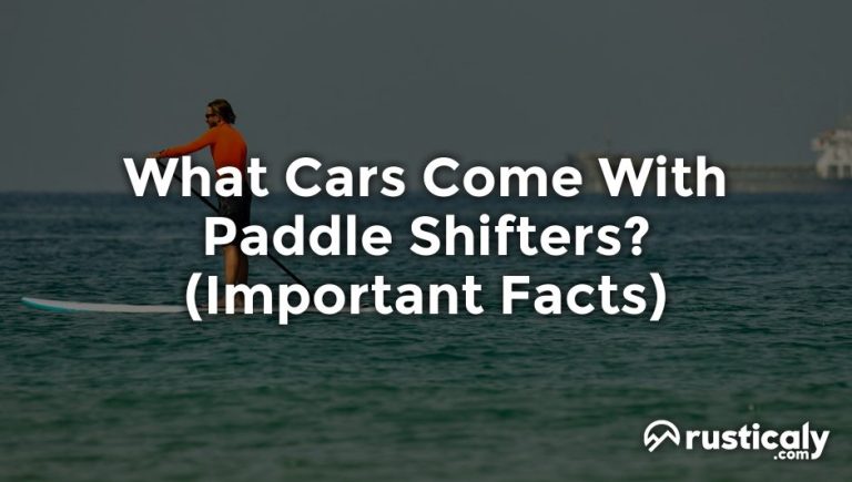 what cars come with paddle shifters