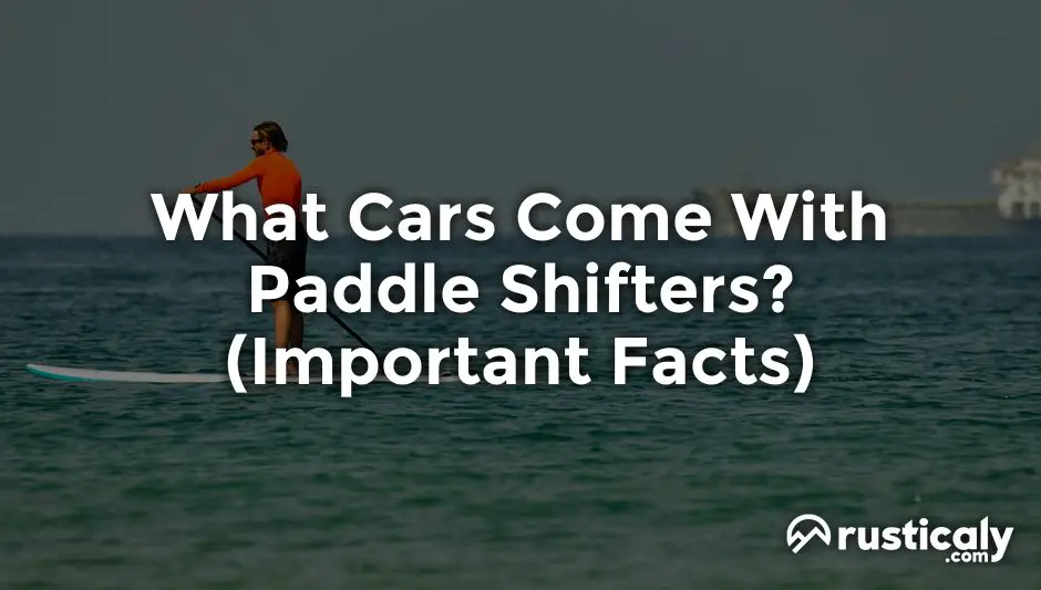 what cars come with paddle shifters